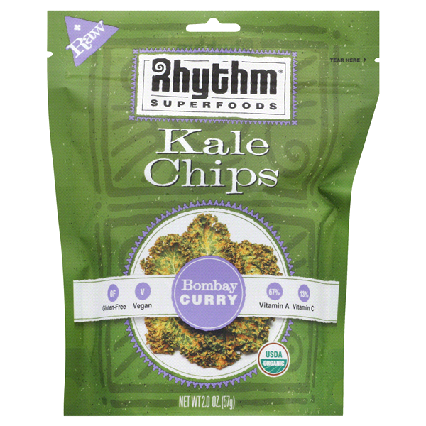 slide 1 of 3, Rhythm Superfoods Kale Chips 2 oz, 2 oz