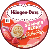 slide 8 of 16, Häagen-Dazs Summer Berry Cake Pop Ice Cream 14 fl oz, 14 fl oz