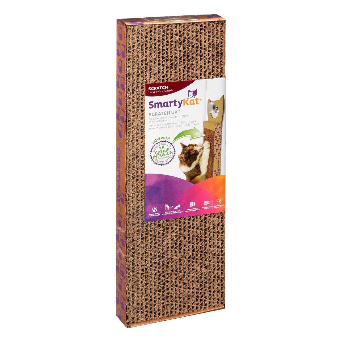 slide 2 of 9, SmartyKat Scratch UP Cat Scratcher, 1 ct