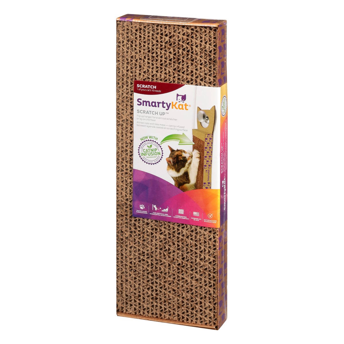 slide 3 of 9, SmartyKat Scratch UP Cat Scratcher, 1 ct