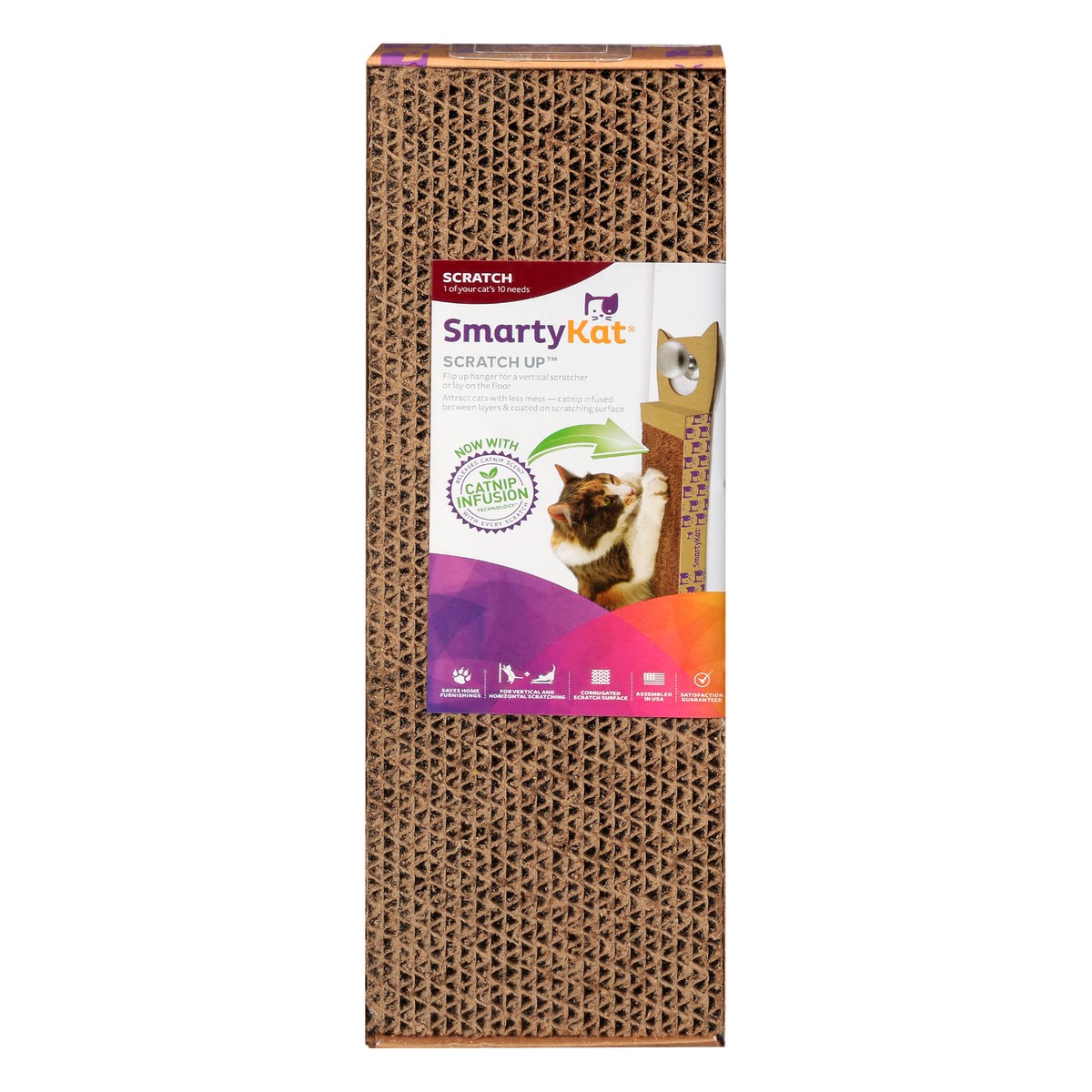 slide 1 of 9, SmartyKat Scratch UP Cat Scratcher, 1 ct