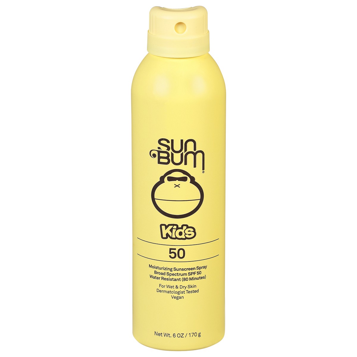 slide 1 of 1, Sun Bum Broad Spectrum SPF 50 Kids Moisturizing Sunscreen Spray 6 oz, 6 oz