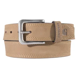 Carhartt Leather Triple Stitch Belt, Brown, Size 46