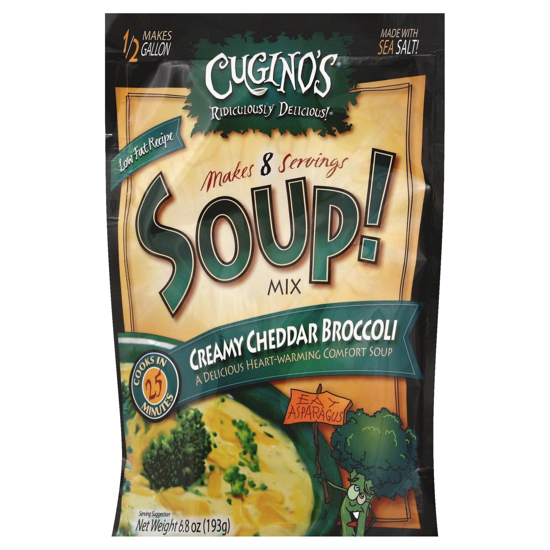 slide 1 of 3, Cugino's Creamy Cheddar Broccoli Soup, 6.8 oz