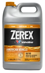Zerex American Vehicle 50/50 Prediluted Ready-to-Use Antifreeze / Coolant 1 gal
