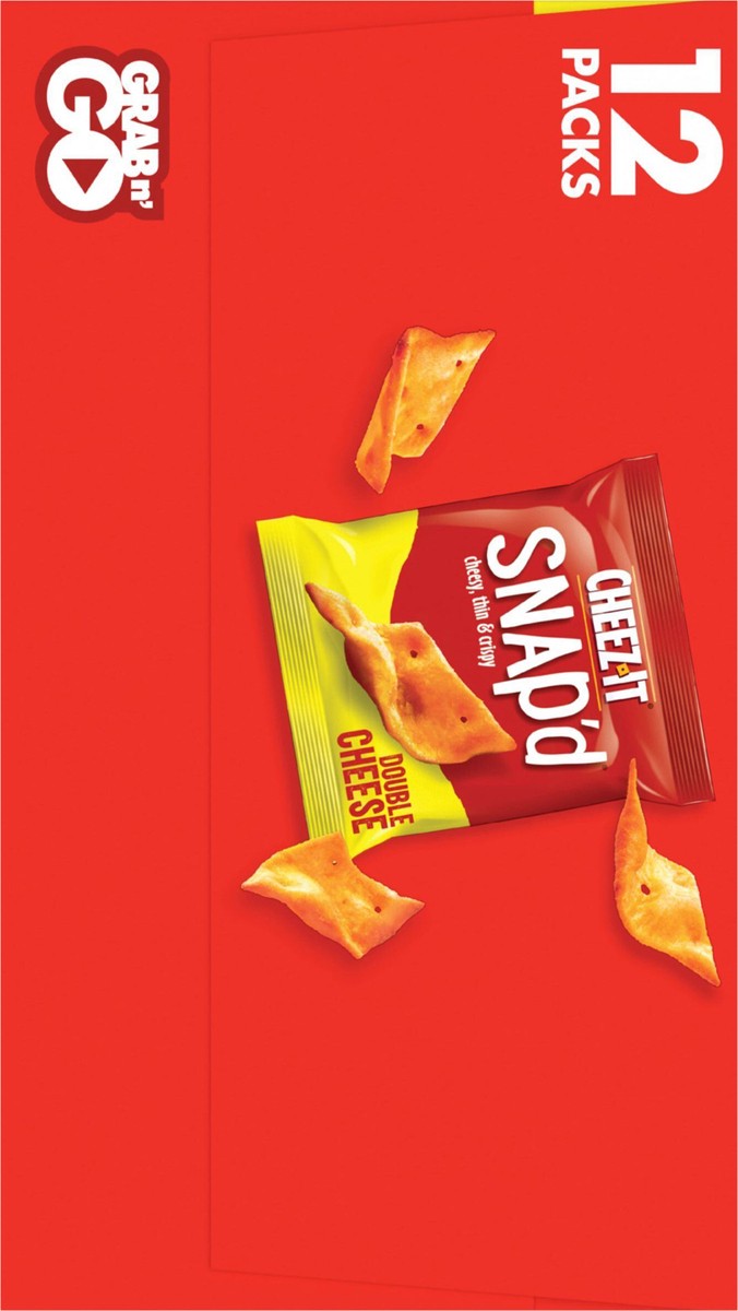slide 12 of 13, Cheez-It Double Cheese Cheese Cracker Chips, 12 ct