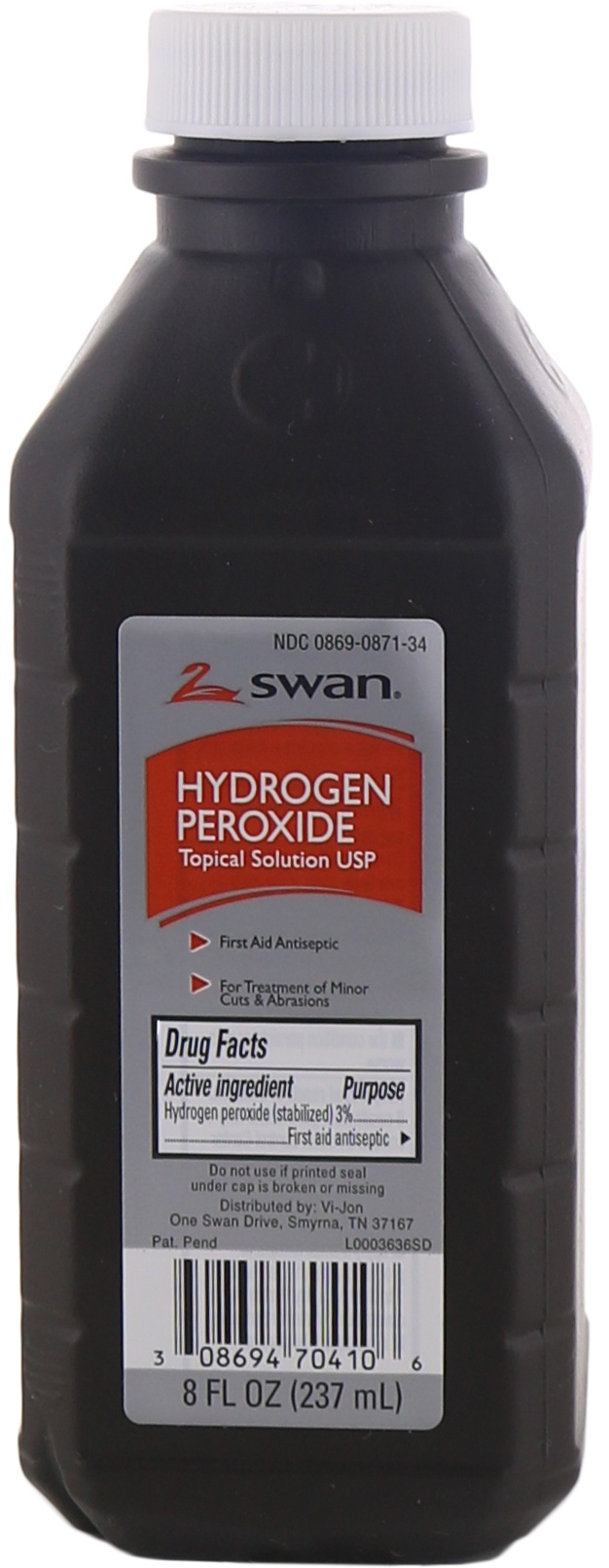 slide 1 of 1, Swan Peroxide, 8 oz