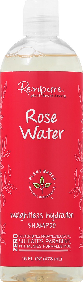 slide 4 of 12, Renpure Rose Water Weightless Hydration Shampoo 16 oz, 16 oz