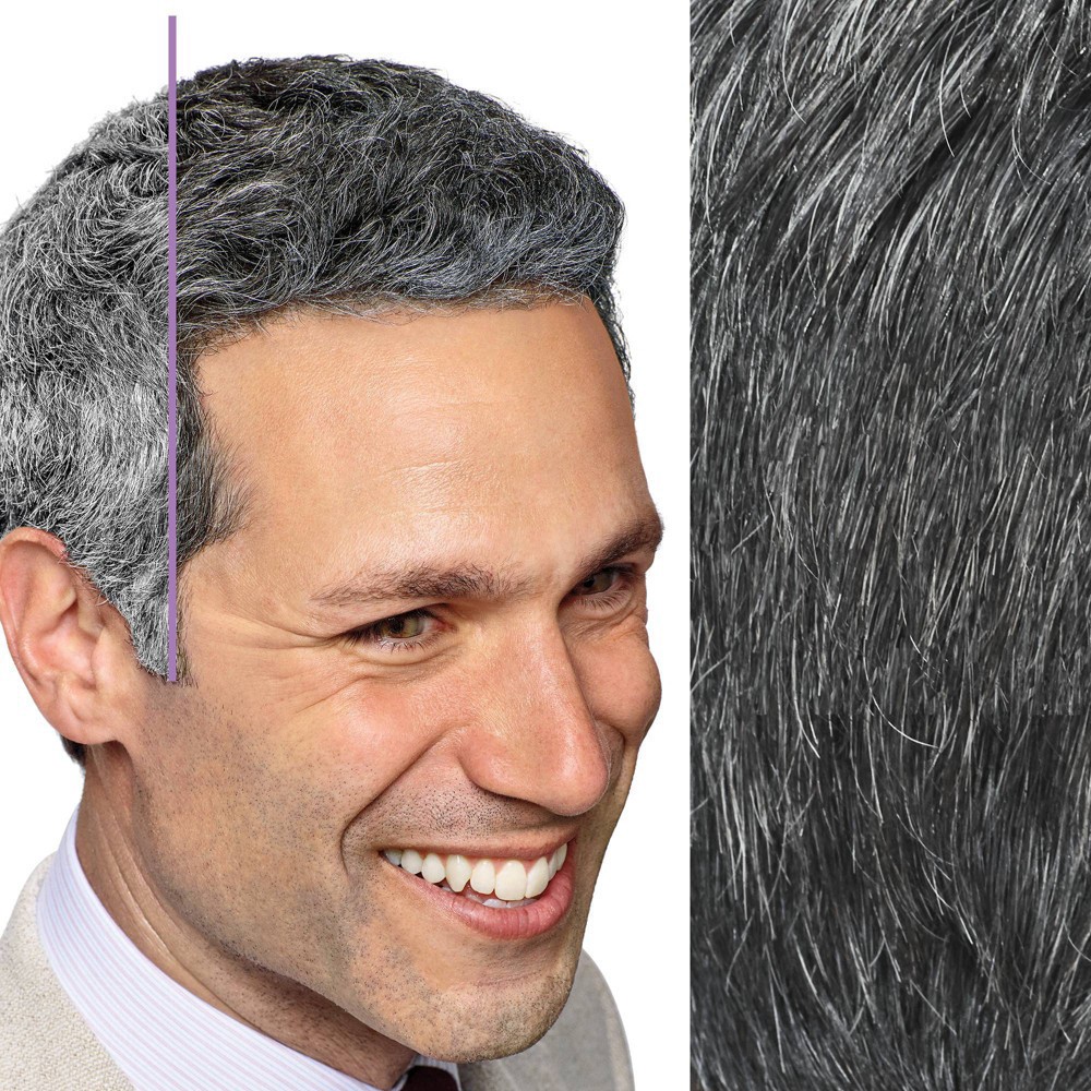 slide 5 of 6, Just for Men Touch Of Gray Instant Gray Blending Hair Color, Black, 1.4 oz