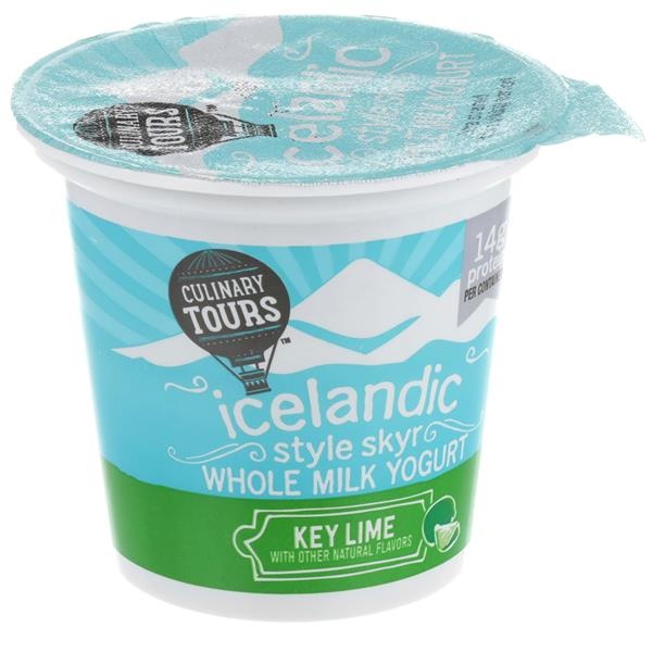 slide 1 of 1, Culinary Tours Key Lime Icelandic Style Skyr Whole Milk Yogurt, 5 oz