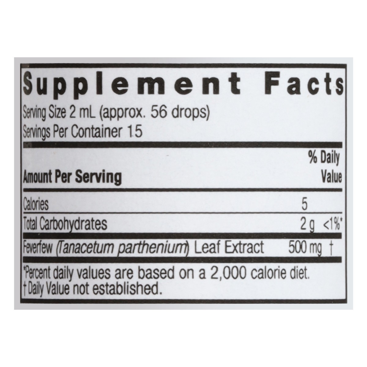 slide 8 of 13, Nature's Answer 2000 mg Feverfew Extract 1 fl oz, 1 fl oz