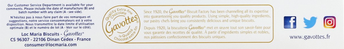 slide 4 of 6, Gavottes Biscuits, Crispy Crepe, Dark Chocolate, 3.17 oz