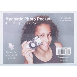 slide 1 of 1, Magtech House To Home 4 X 6 Inch Magnetic Photo Pocket, 1 ct