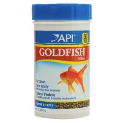 API Goldfish Pellets Fish Food Container