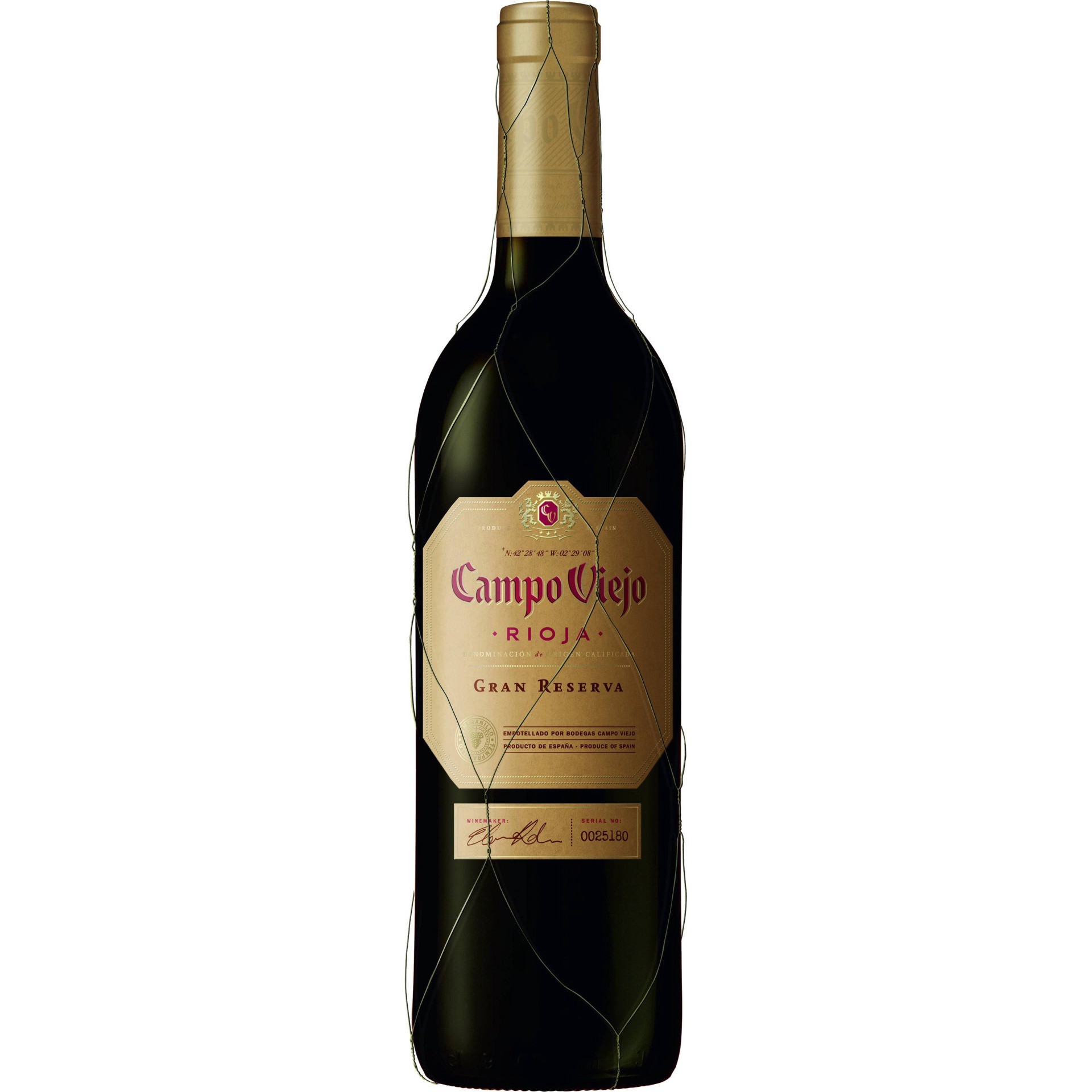 slide 1 of 6, Campo Viejo Gran Reserva Red Wine, 750 mL Bottle, 13.5% ABV, 750 ml