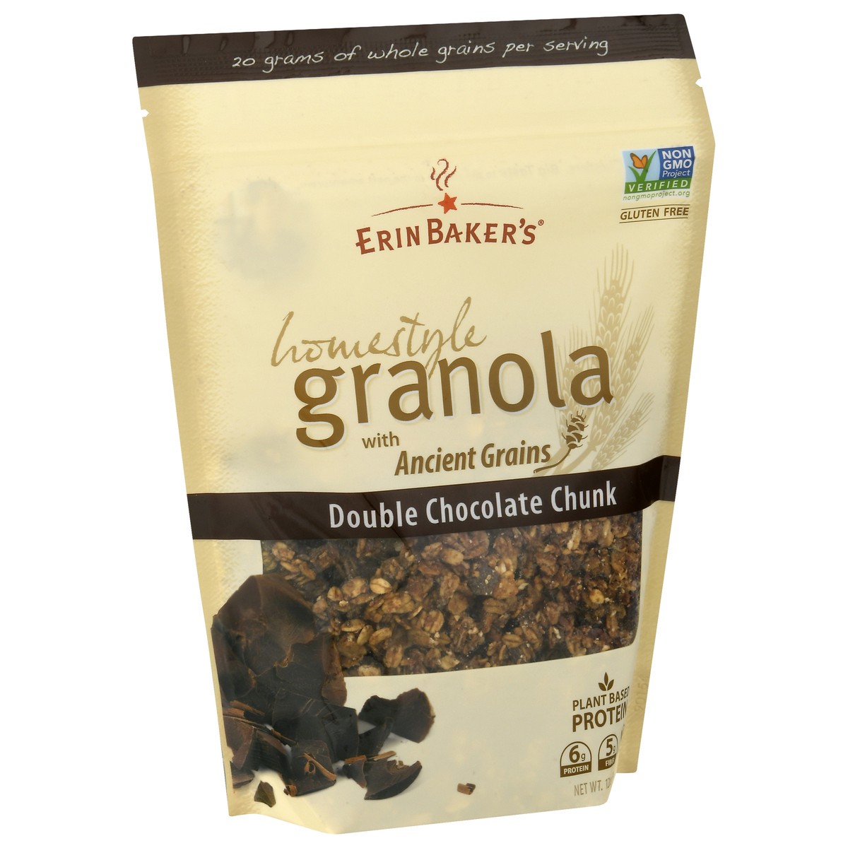 slide 2 of 9, Erin Baker's Double Chcolate Homestyle Granola, 12 oz