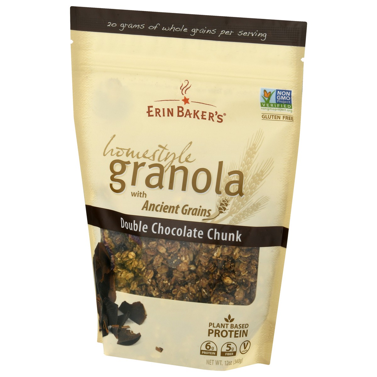 slide 3 of 9, Erin Baker's Double Chcolate Homestyle Granola, 12 oz