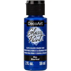 Deco Art Glass Paint Blue - 2 oz