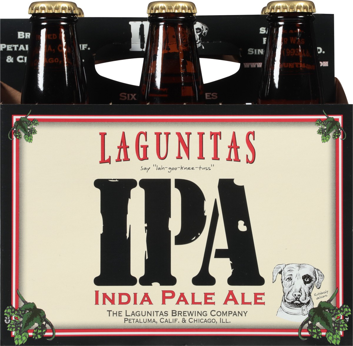 slide 3 of 9, Lagunitas India Pale Ale Beer 6 Bottles, 6 ct; 12 oz