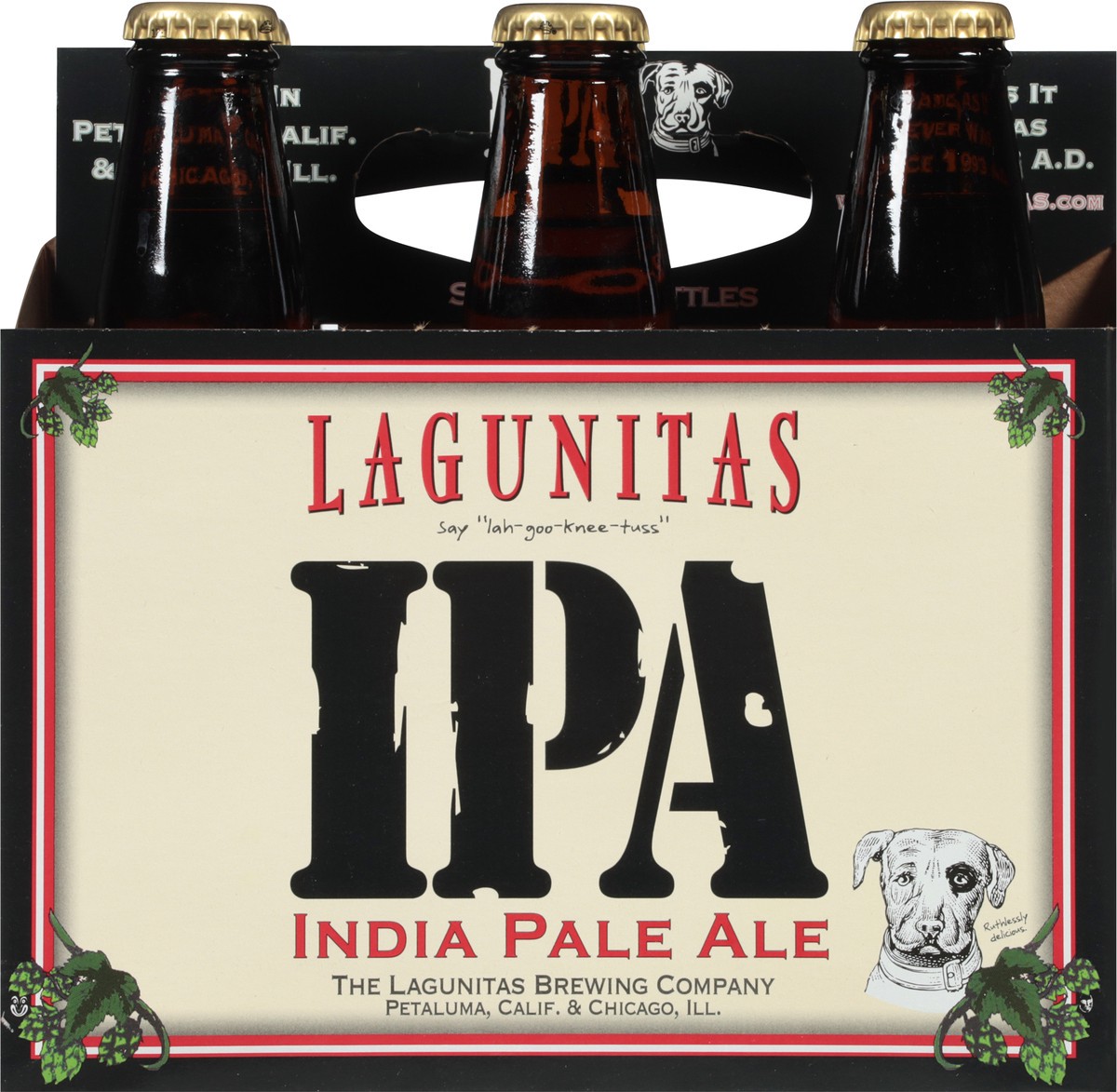 slide 6 of 9, Lagunitas IPA, 6 Pack, 12 fl. oz. Bottles, 6 ct; 12 oz