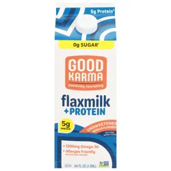 Good Karma Unsweetened Vanilla Flax Milk +Protein 64 fl oz