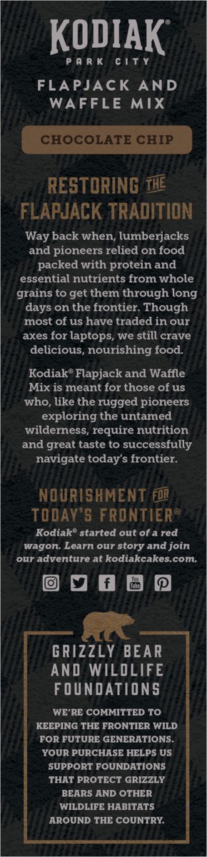 slide 5 of 8, Kodiak Cakes Flapjack & Waffle Mix, Chocolate Chip, 18 oz, 18 oz