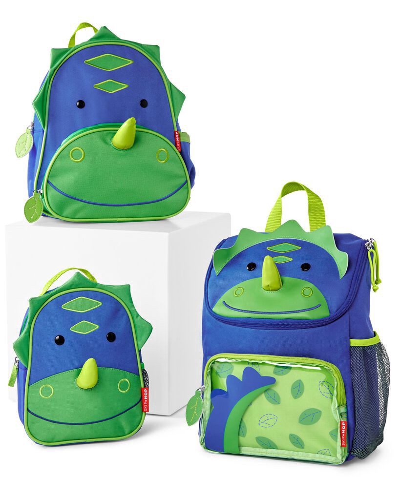 slide 11 of 11, Skip Hop SKIP*HOP Zoo Little Kid and Toddler Safety Harness Backpack - Dino, 1 ct