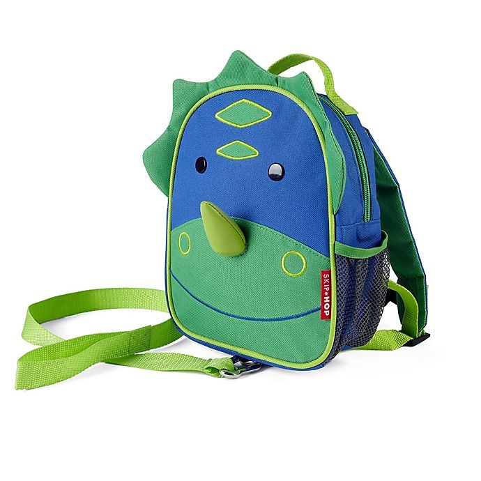 slide 1 of 11, Skip Hop SKIP*HOP Zoo Little Kid and Toddler Safety Harness Backpack - Dino, 1 ct