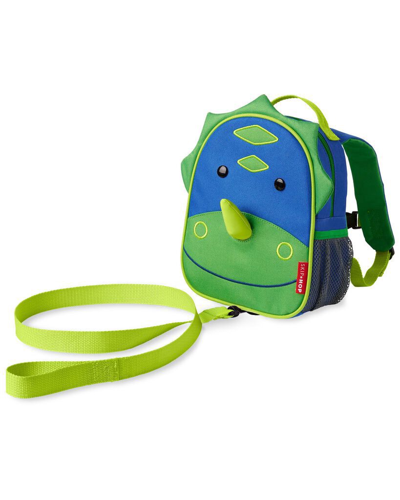 slide 10 of 11, Skip Hop SKIP*HOP Zoo Little Kid and Toddler Safety Harness Backpack - Dino, 1 ct