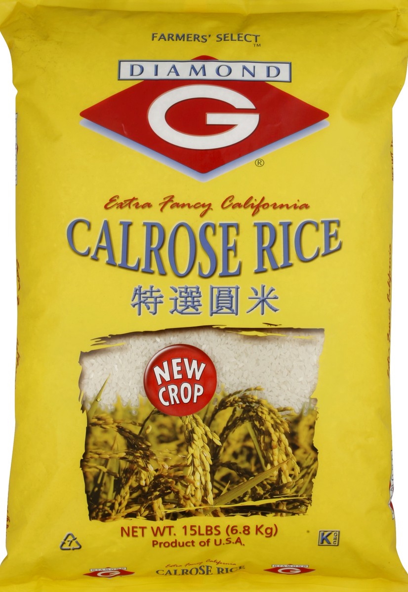 slide 5 of 5, Diamond G Calrose Rice 15 lb, 15 lb