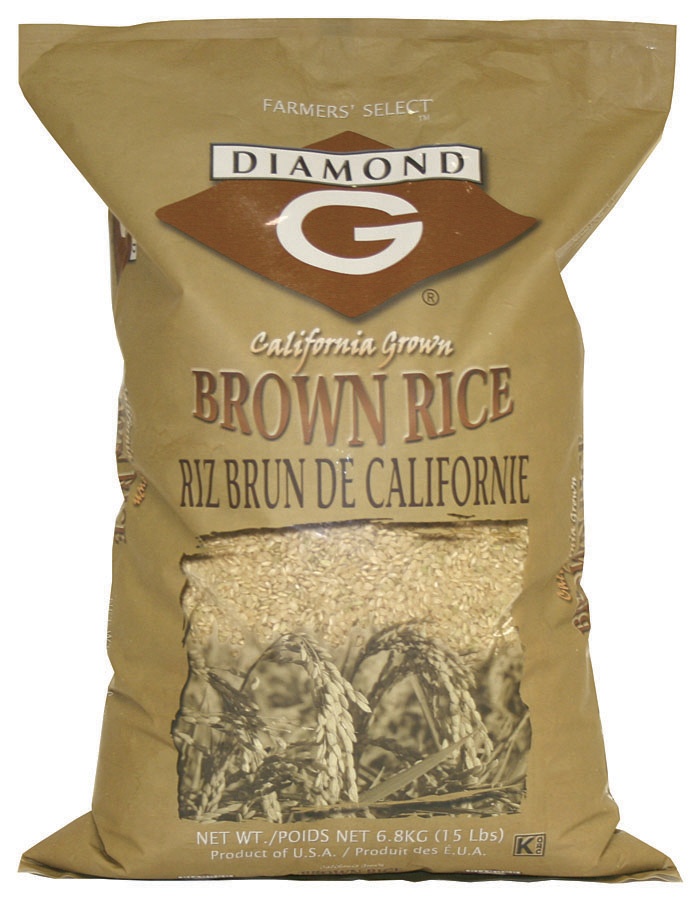 slide 1 of 5, Diamond G Calrose Rice 15 lb, 15 lb