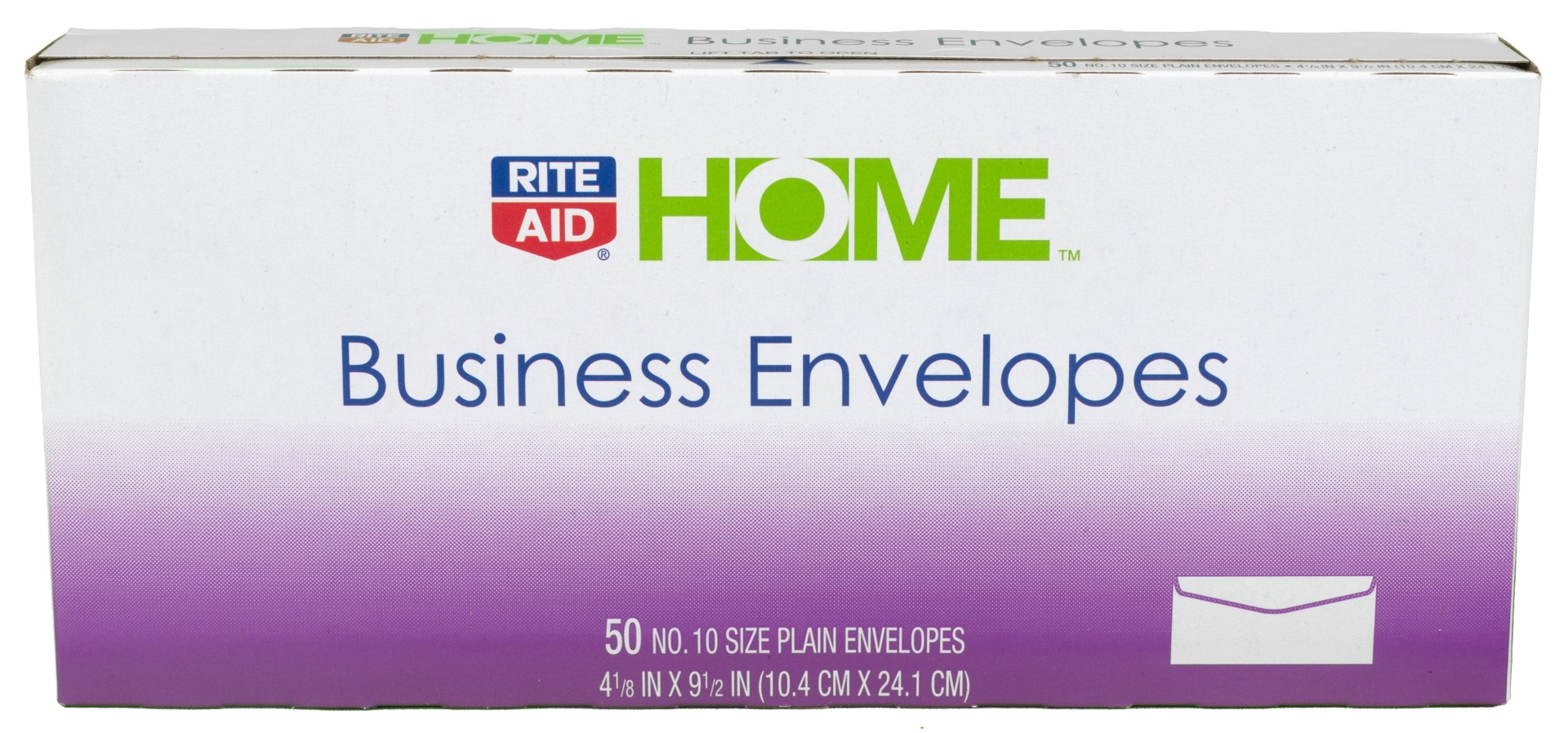 slide 1 of 1, Rite Aid Ra Bus Env Box #, 50 ct