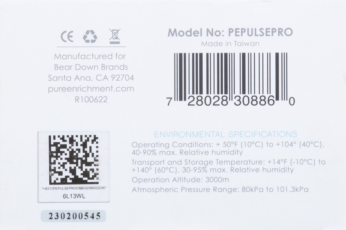 slide 5 of 9, Pure Enrichment Advanced Tens Muscle Stimulator 1 ea, 1 ct