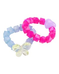 Carter's 2-Pack Butterfly & Heart Bracelets Multi OSZ