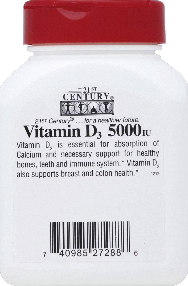 slide 3 of 7, 21st Century Vitamin D3 110 ea, 110 ct