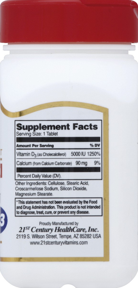 slide 7 of 7, 21st Century Vitamin D3 110 ea, 110 ct