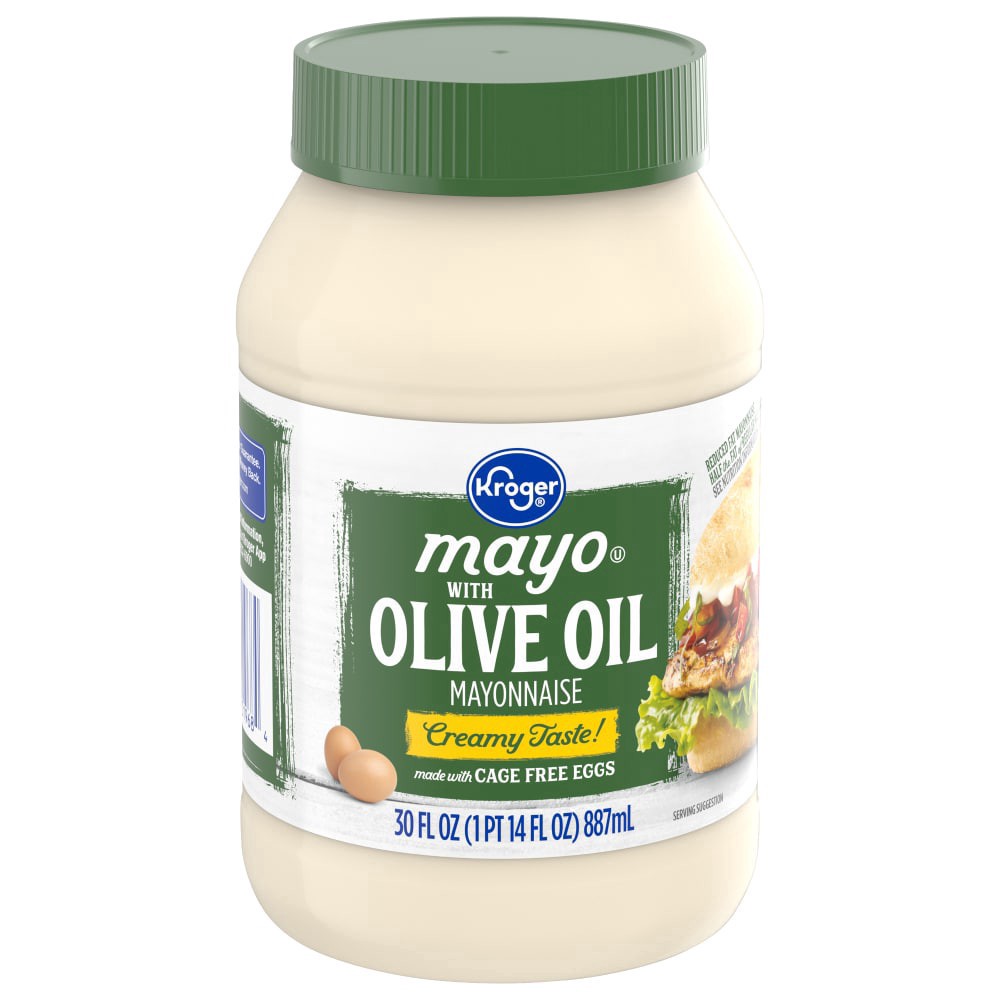 slide 4 of 6, Kroger Mayo with Olive Oil Dressing, 30 fl oz