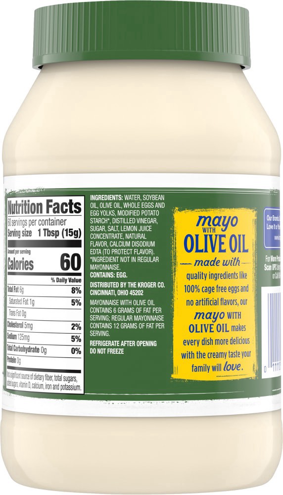 slide 6 of 6, Kroger Mayo with Olive Oil Dressing, 30 fl oz