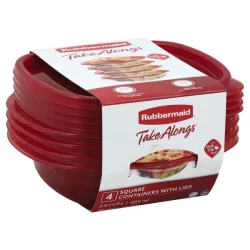 Rubbermaid 4Pk Tka Squares