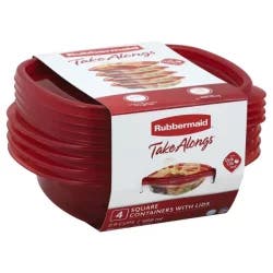 Rubbermaid 4Pk Tka Squares