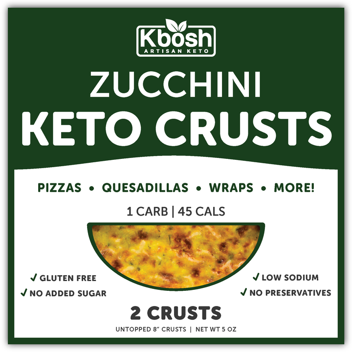 slide 1 of 1, Kbosh Zucchini Pizza Crust, 2 ct
