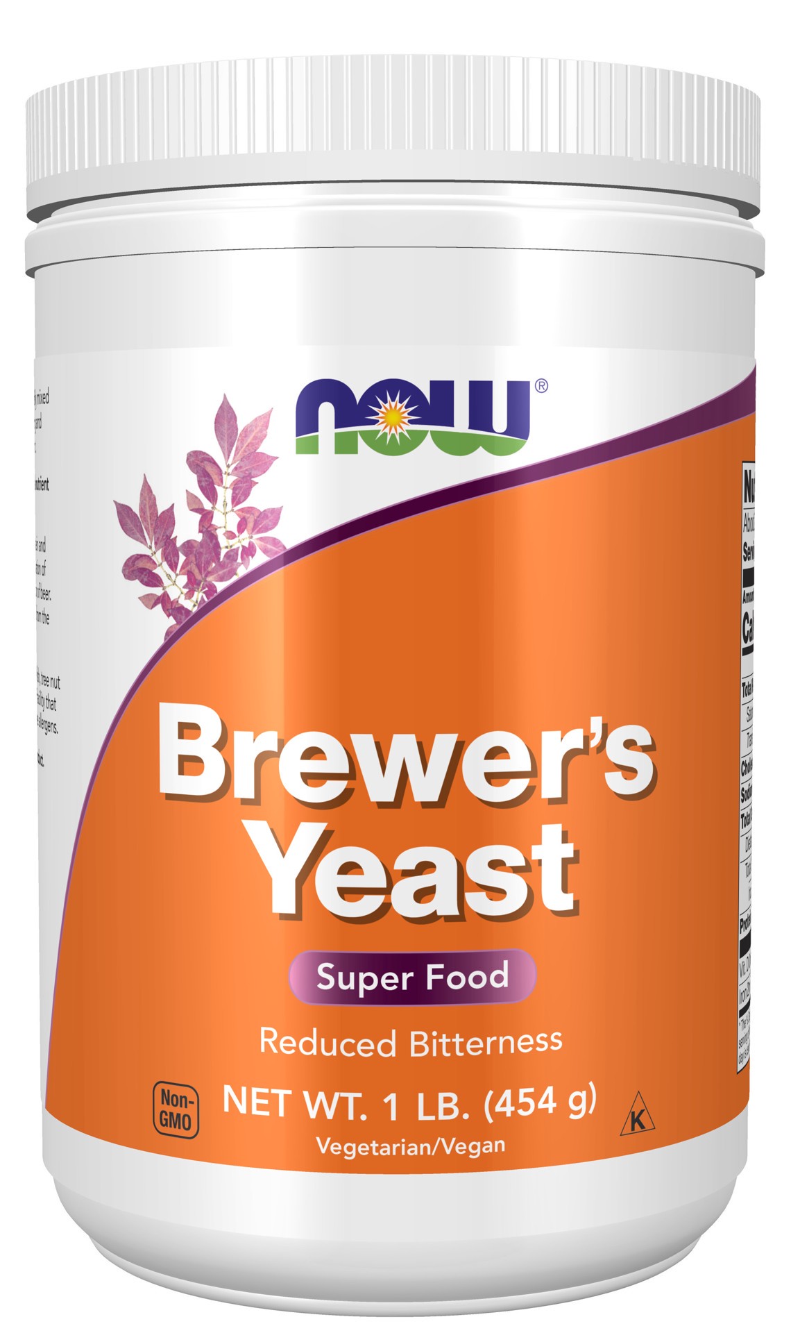 slide 1 of 4, NOW Brewer's Yeast Powder - 1 lb., 16 oz