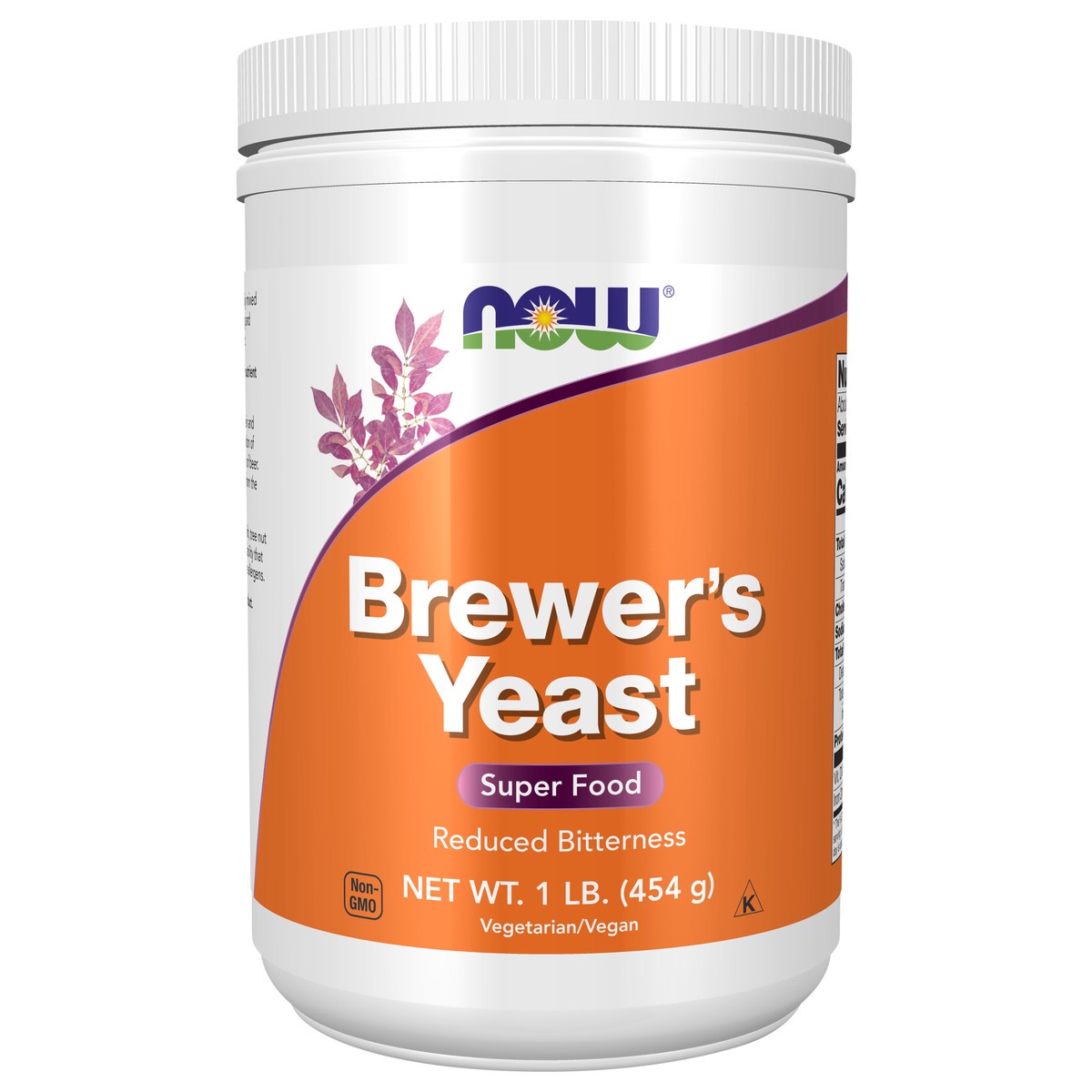 slide 1 of 4, NOW Brewer's Yeast Powder - 1 lb., 16 oz