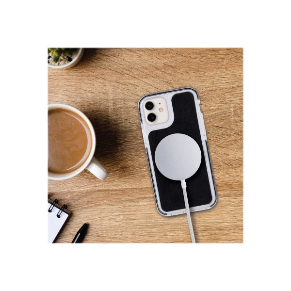 slide 2 of 4, iHome Magnetic Vegan Leather Velo Case For Iphone 12 Pro, Black, 2Ihpc0824B9L2, 1 ct