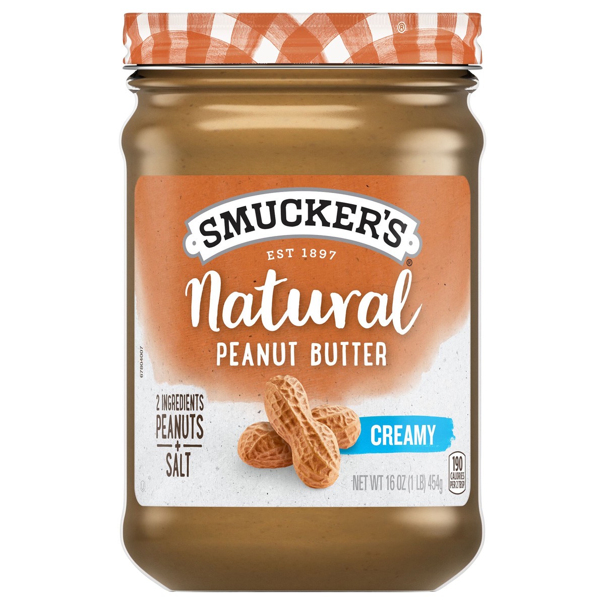 slide 1 of 4, Smucker's Natural Creamy Peanut Butter, 16 Ounces, 16 oz