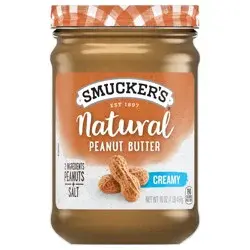 Smucker's Natural Creamy Peanut Butter, 16 Ounces