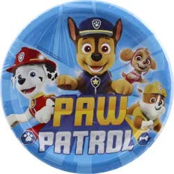 Unique 8-5/8 Inch Paw Patrol Plates - 8 ea