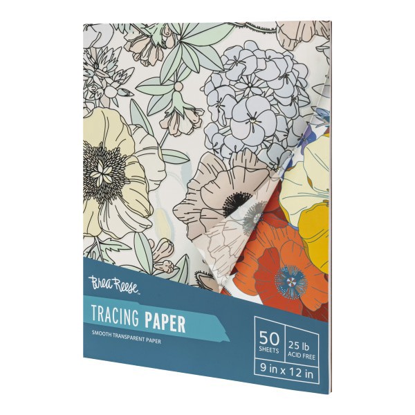 slide 3 of 6, Brea Reese Tracing Paper Pad, 9"" X 12"", 50 Sheets, White, 50 ct