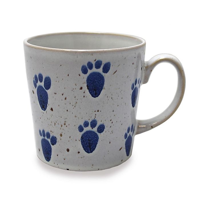 slide 1 of 1, Prima Design Paw Print Jumbo Mug, 1 ct