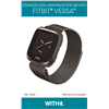 slide 3 of 5, WITHit Fitbit Versa Mesh Band, versa